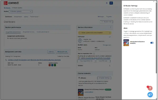 connect student experience screenshot