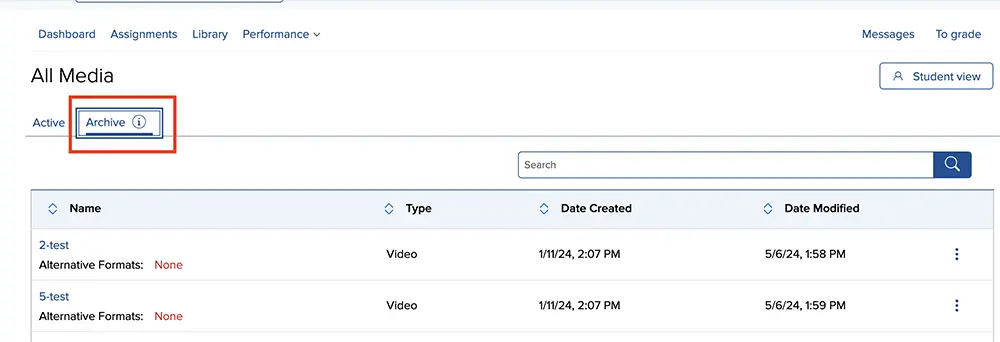 Connect screenshot showing New media Services