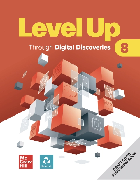 The cover of Level Up Through Digital Discoveries 8