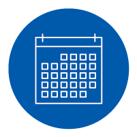 An icon of a calendar.