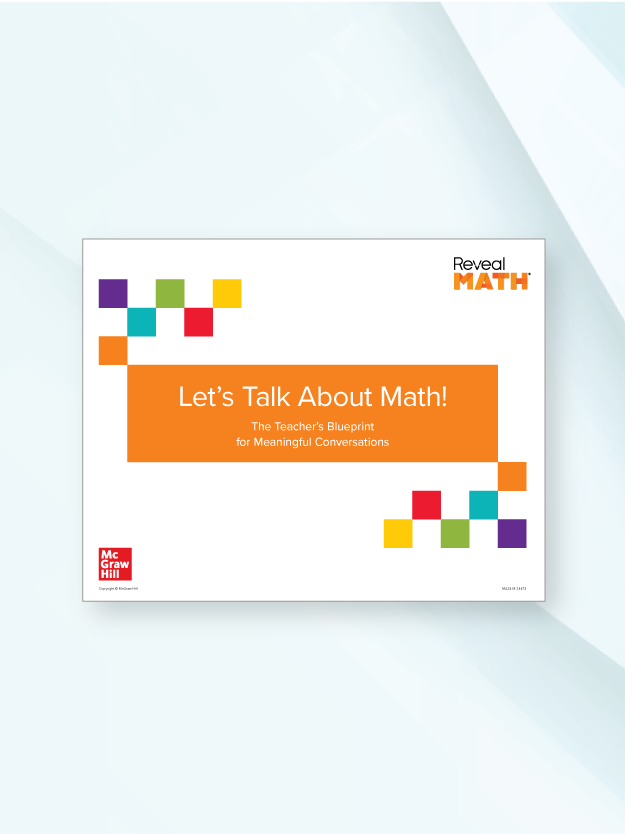The discourse guide titled,  “Let’s Talk About Math!”